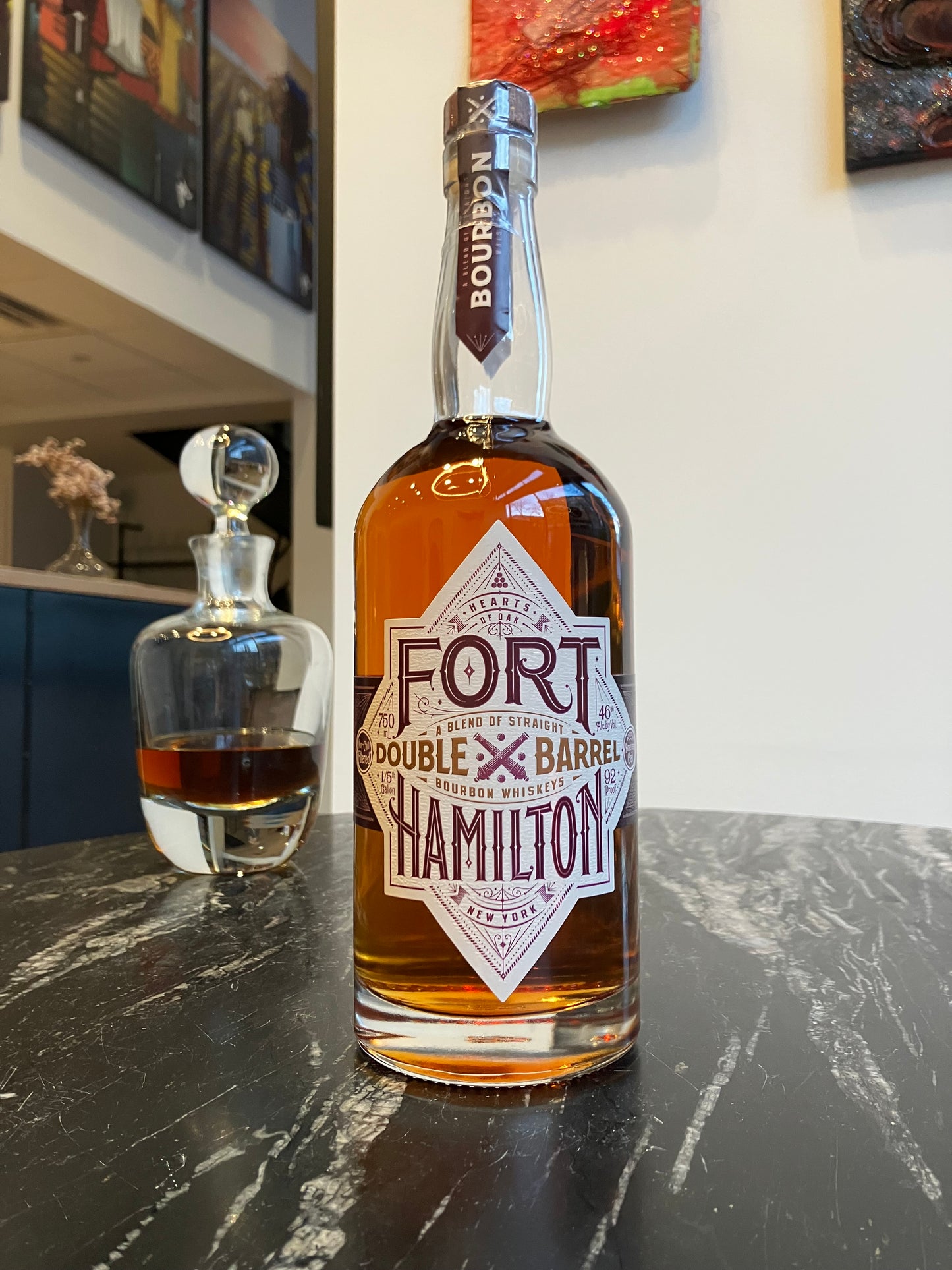 Fort Hamilton, Double Barrel Bourbon Whiskey